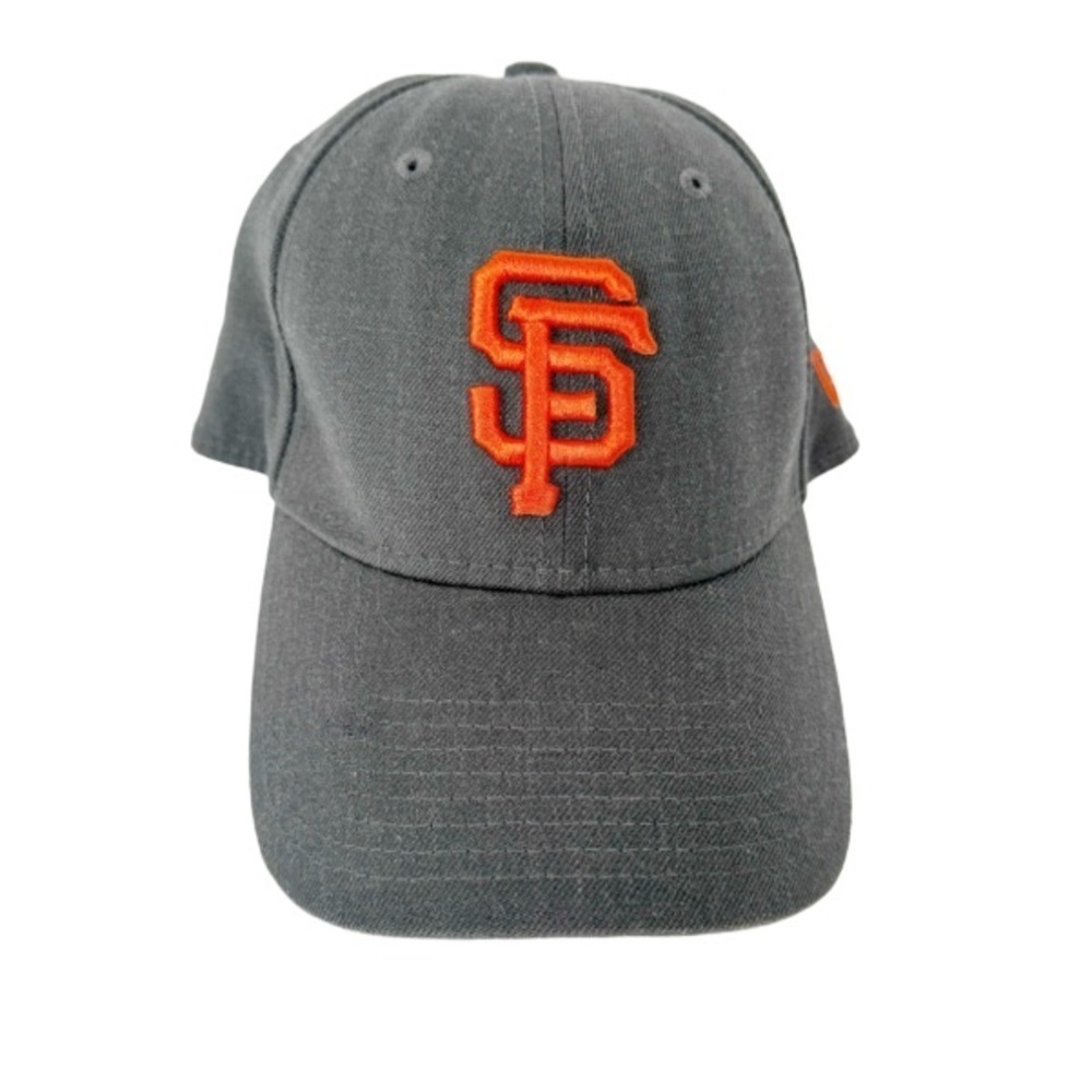 MLB SF CA San Francisco Giants New Era Brand Gray Baseball Cap Hat Stretch Fit
